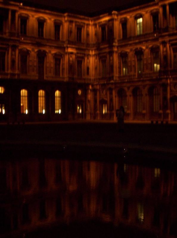 Louvre by night