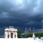 Louvre mit Wetterstimmung