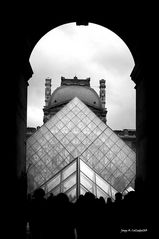 Louvre Museum. The Pyramid