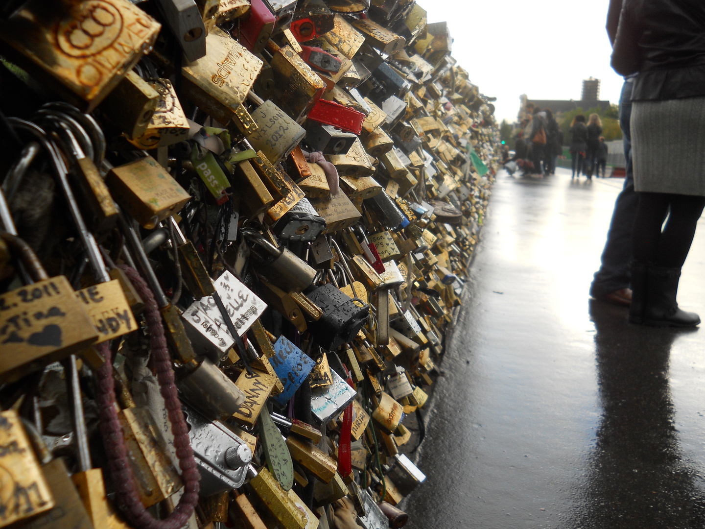 love bridge in Paris