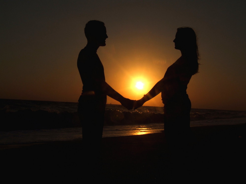 Love in the sunset