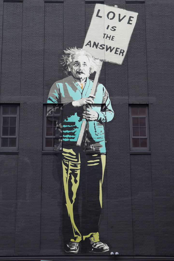 LOVE IS THE ANSWER - ALBERT EINSTEIN