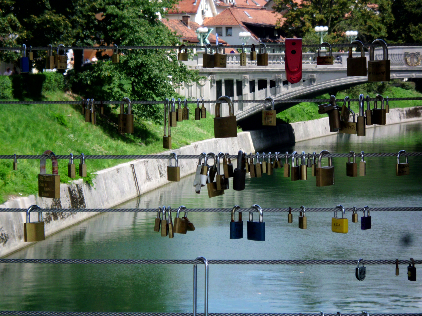 Love locks.