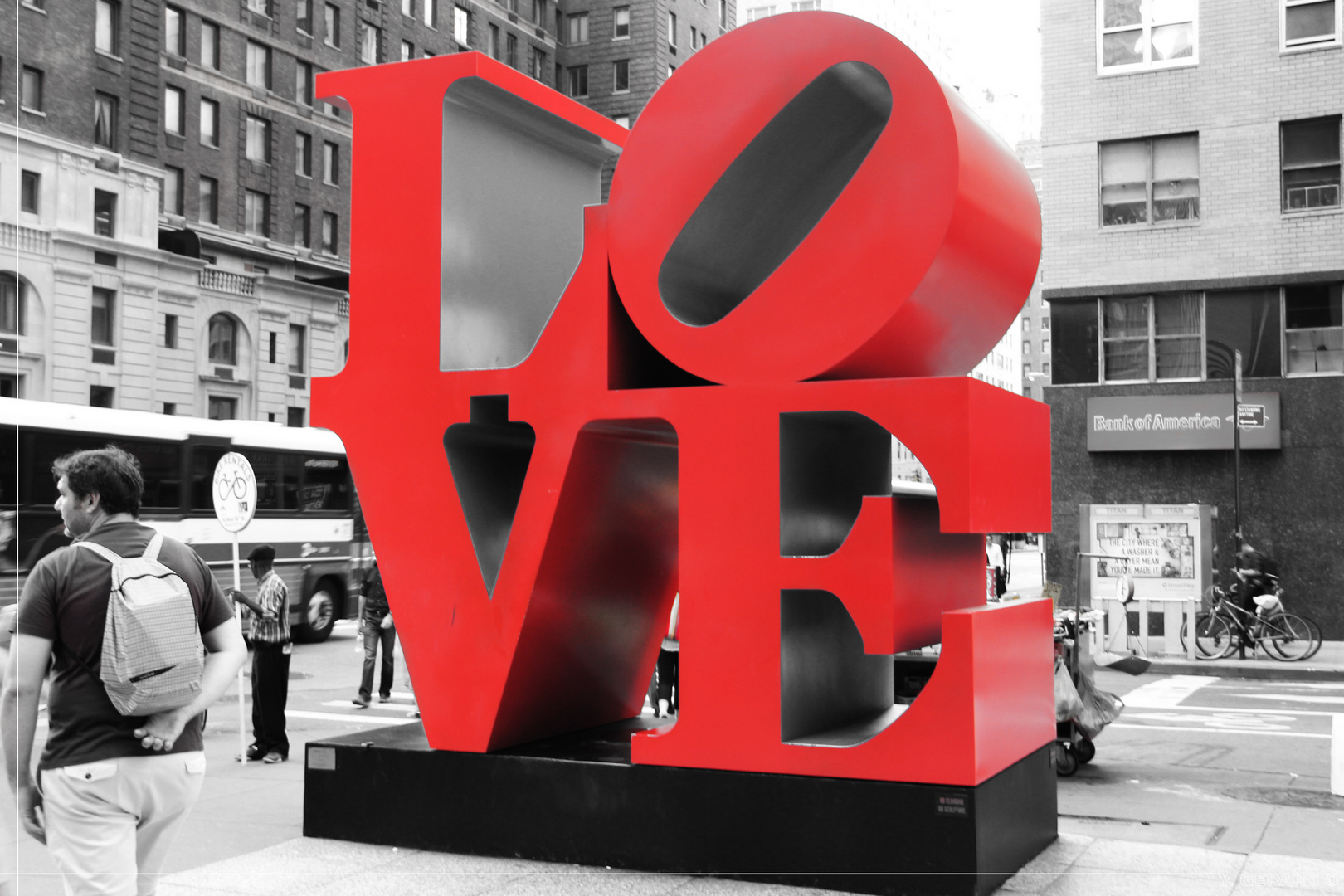 Love Sculpture - 55th Street & 6th Avenue