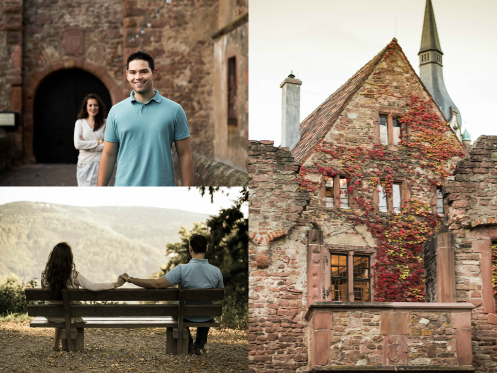 Lovely couple in Heidelberg