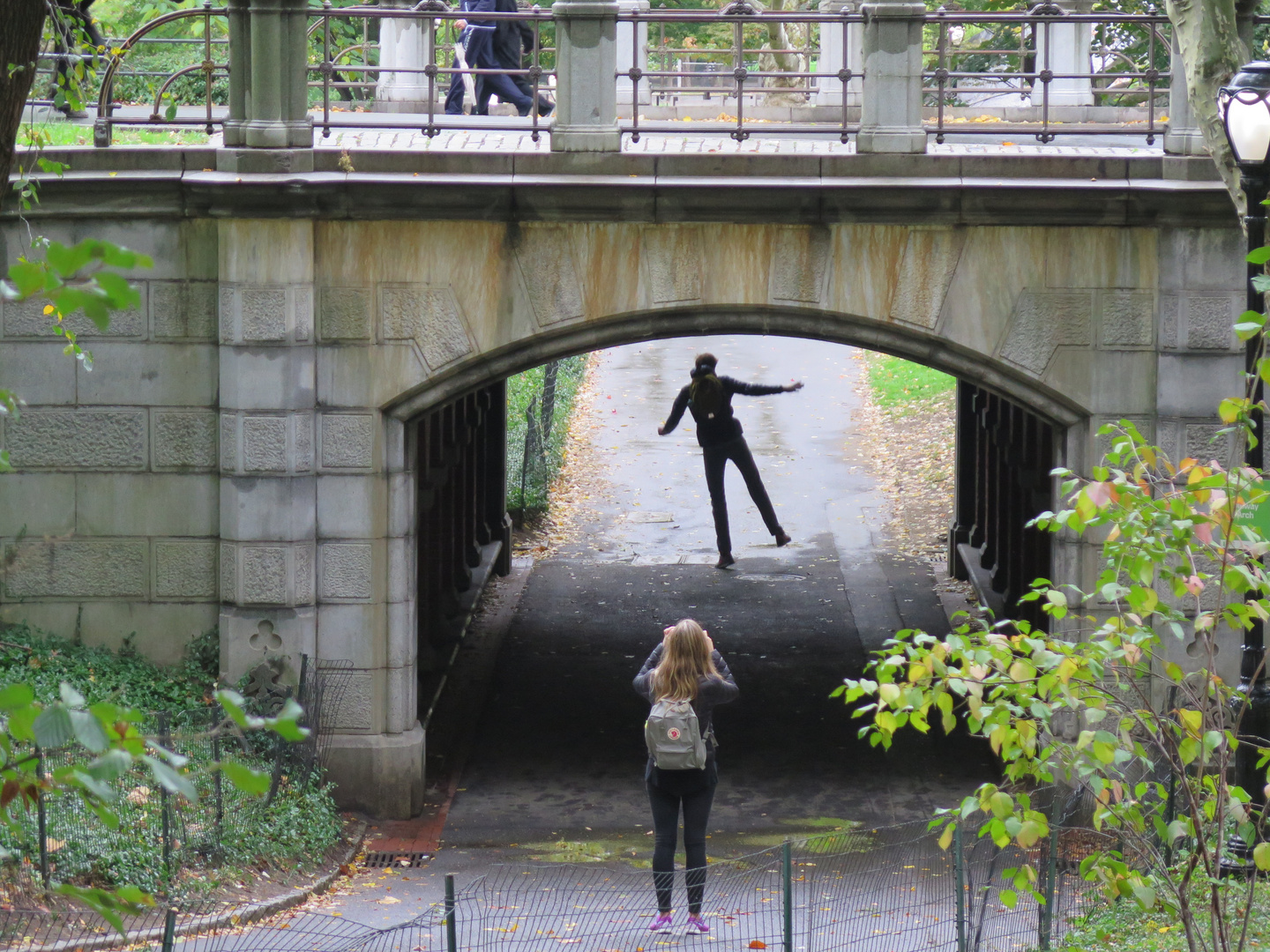 Lovely couple in New York