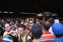 Loveparade 2010. Im Tunnel