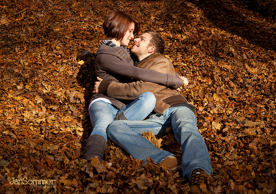 Lovers in autumn