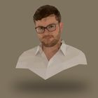 Low-Poly-Selbstportrait