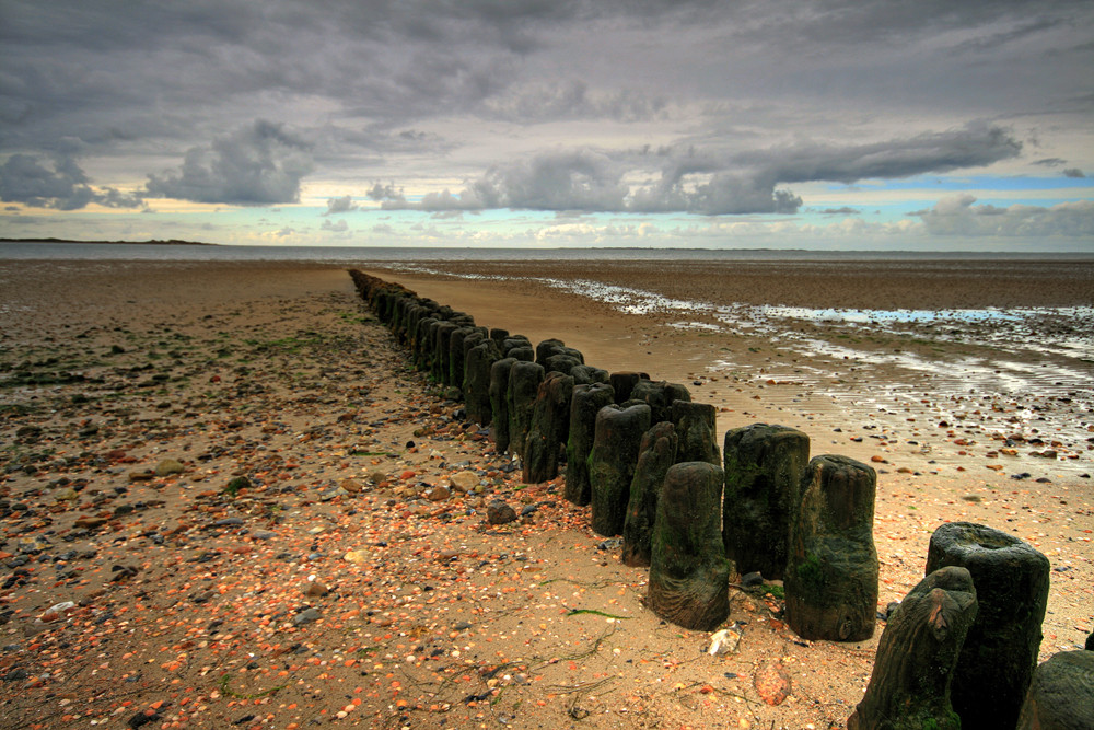 low tide