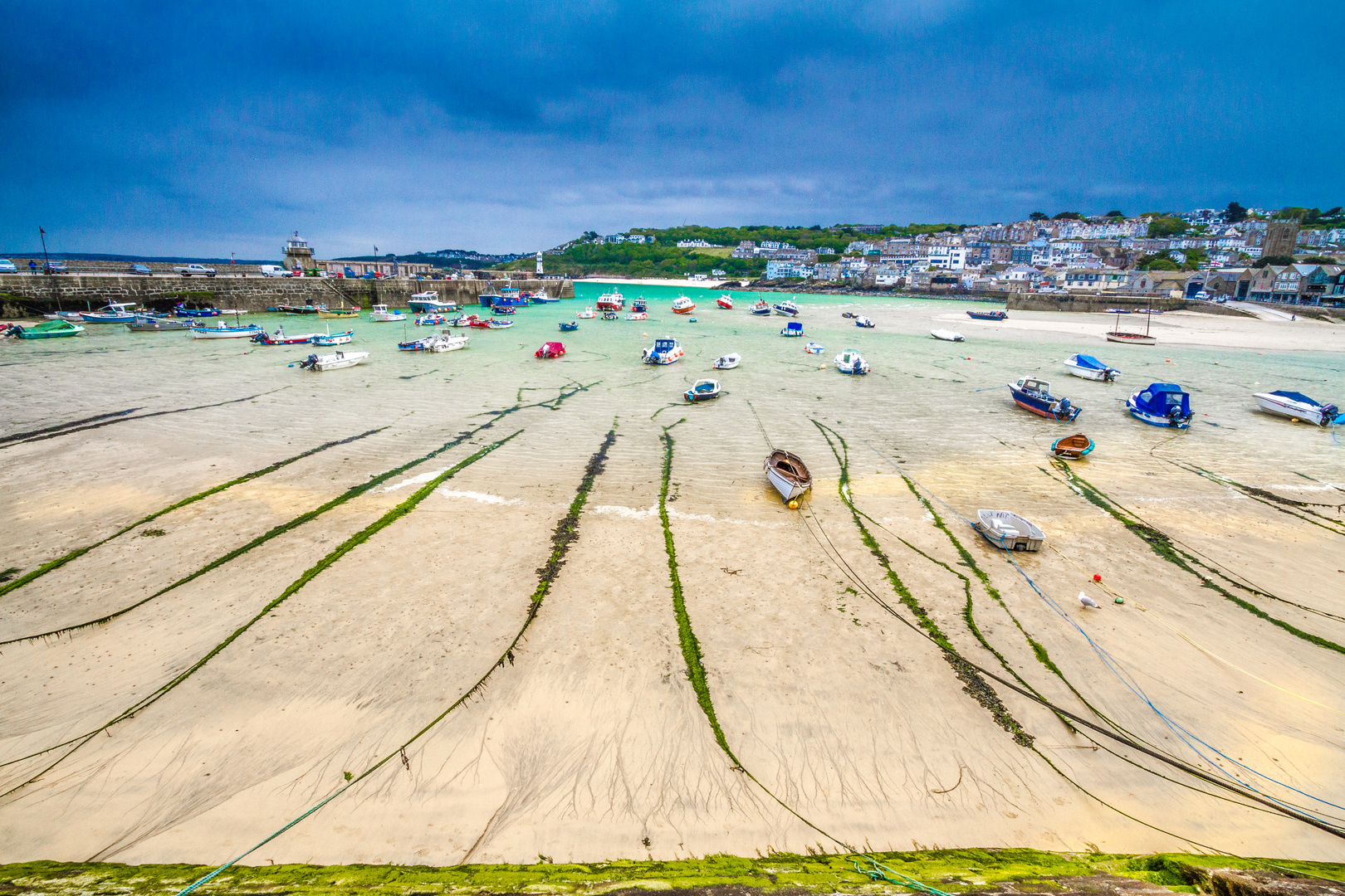 low tide