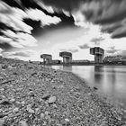 low tide at the rhine