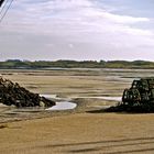 Low tide in a french harbor