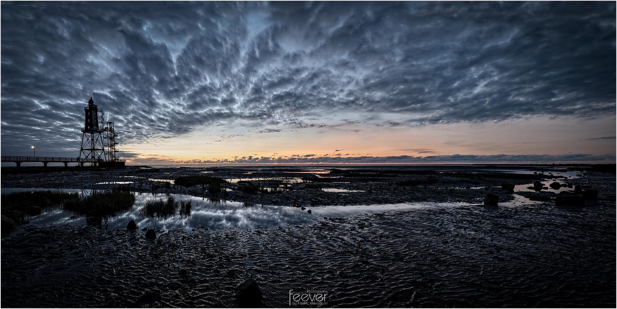 Low tide & low clouds - alternative Variante