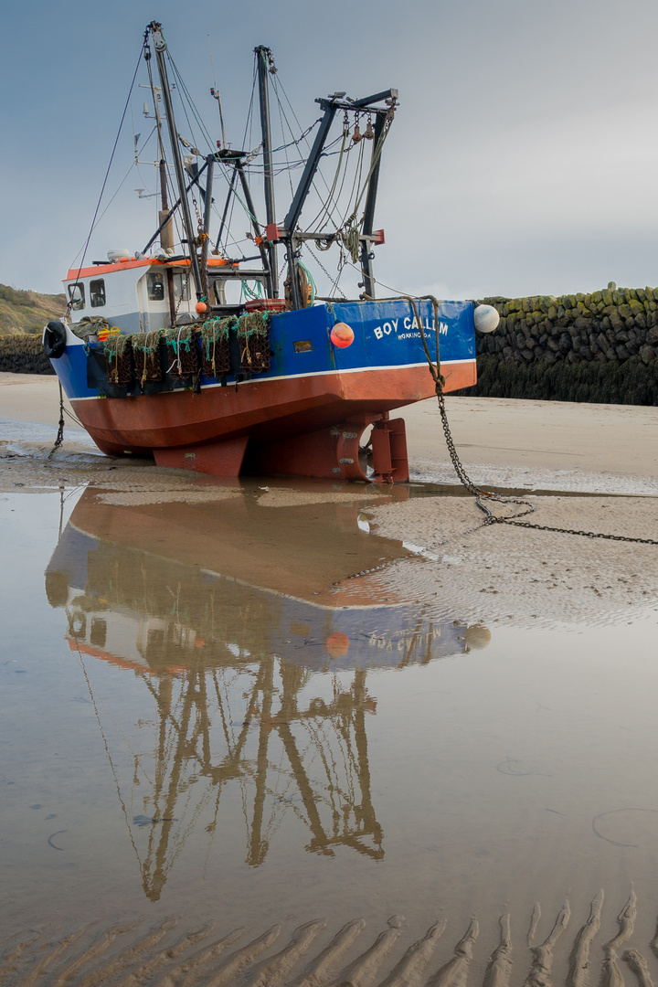 Low Tide on a Misty Morning.