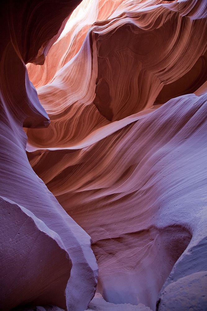 Lower Antelope Canyon - From Orange to Pink