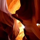 Lower Antelope Canyon mit Fenster im Fels