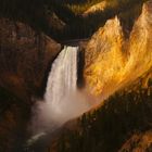 Lower fall Yellowstone river
