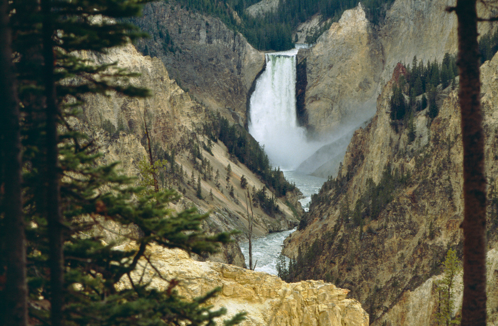 Lower Falls, 1989, Yellowstone NP