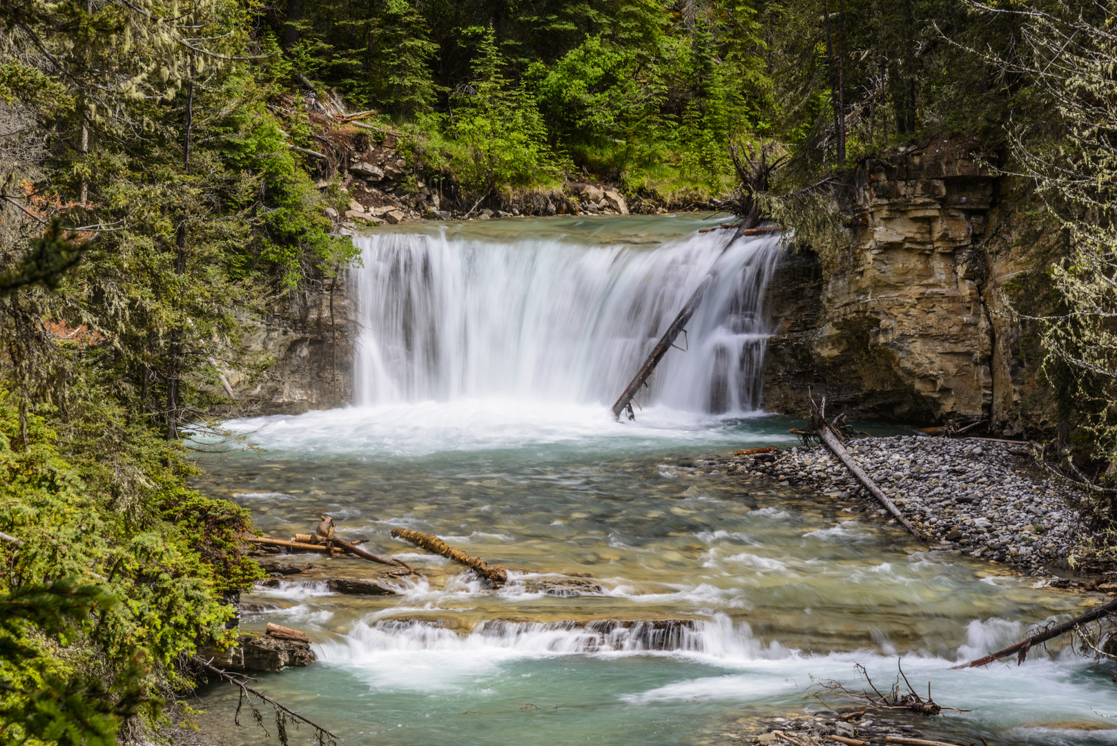 Lower Falls, Johnston Canyon, Banff NP, CA