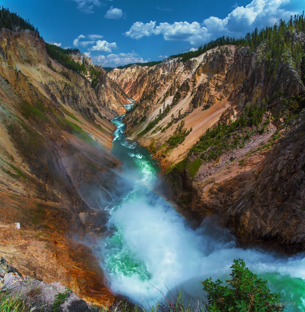 "Lower Falls Yellowstone"