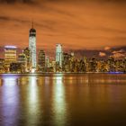 Lower Manhattan at night