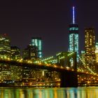 Lower Manhattan at night