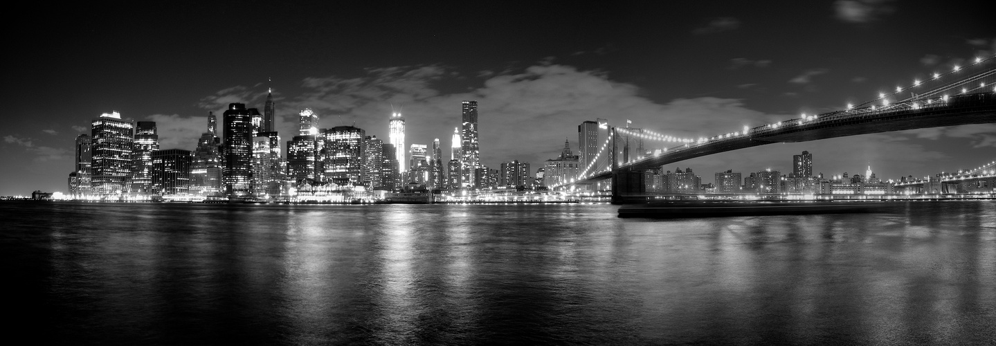 Lower Manhattan + Brooklyn Bridge