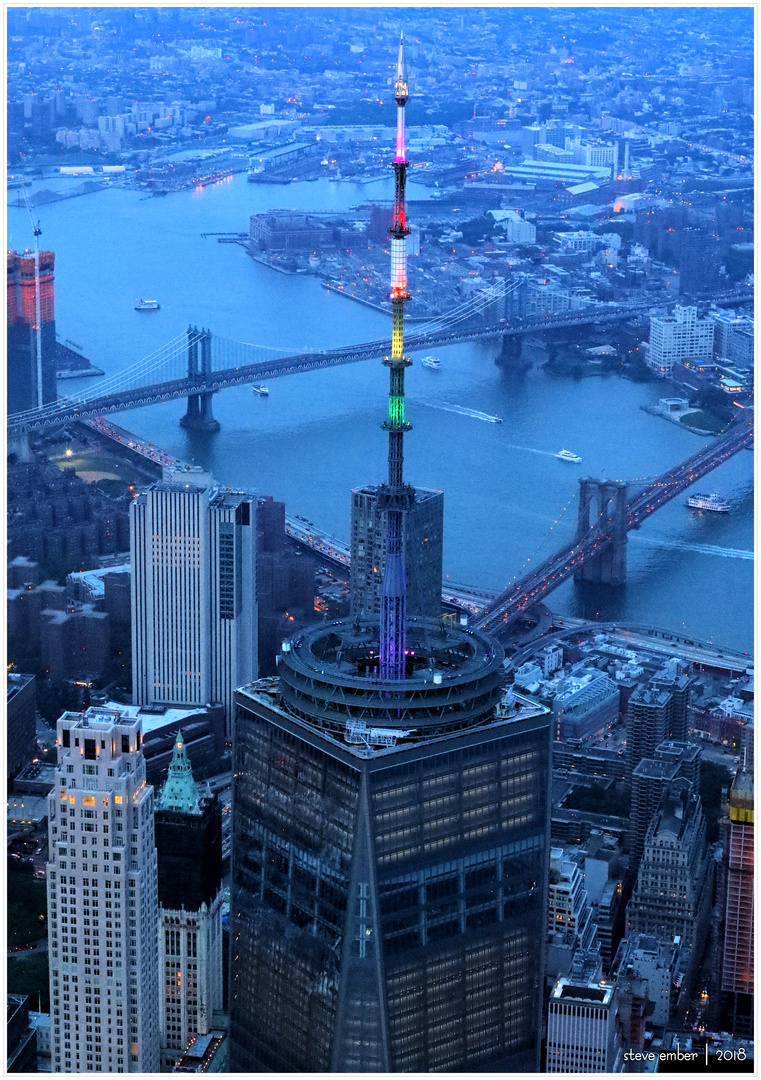 Lower Manhattan in Blue Hour