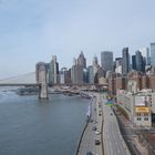 Lower Manhattan und Brooklyn Bridge