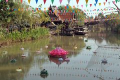 Loy Krathong in Ayutthaya