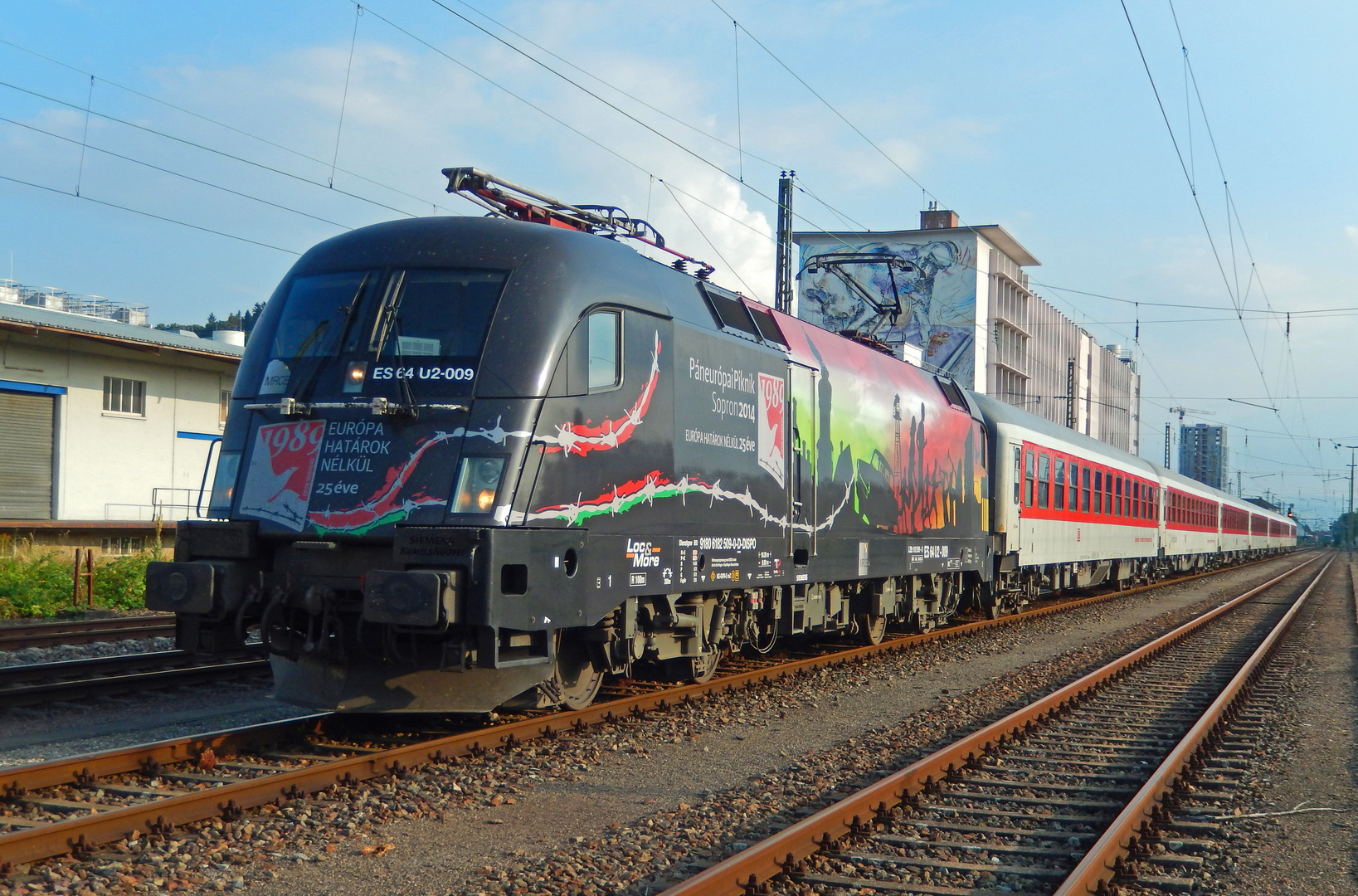 Lr 78625 mit 182 509 in Lörrach Güterbahnhof