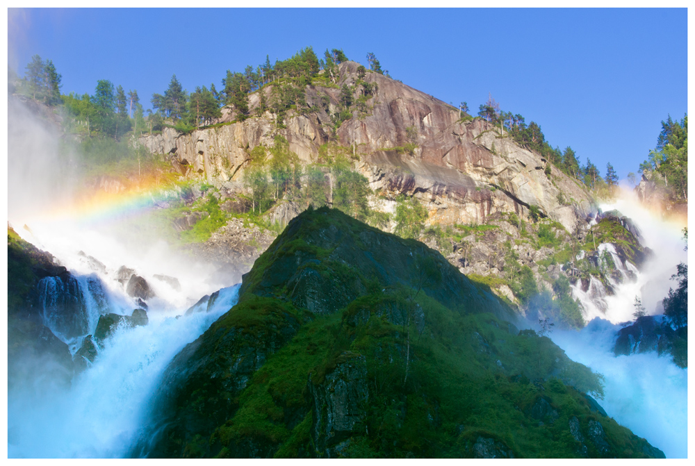 Låtefossen, Norwegen