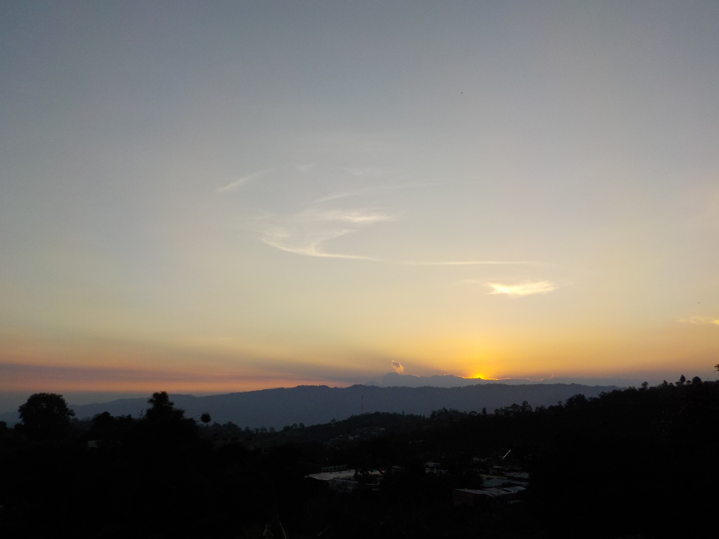 Últimos rayos de luz