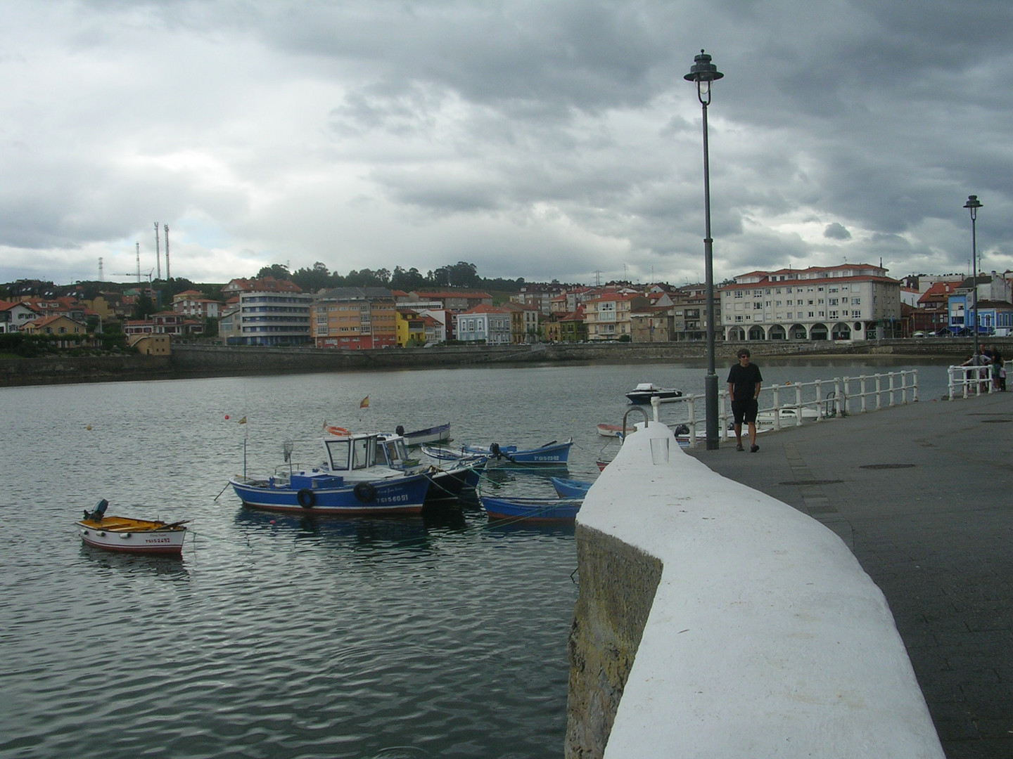 Luanco , pueblo marinero en Asturias