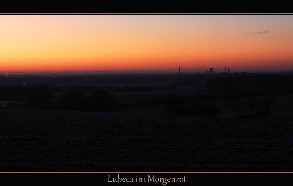 Lubeca im Morgenrot