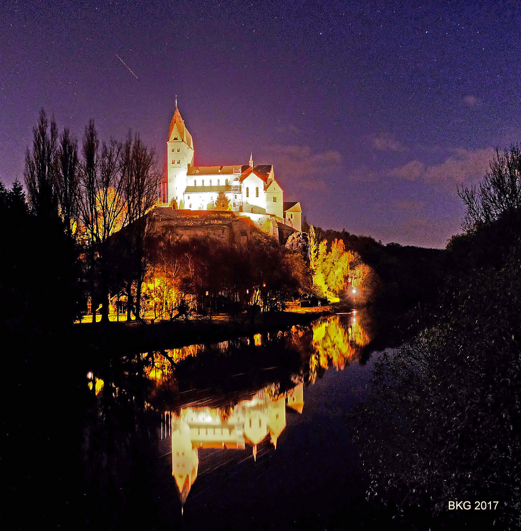 Lubentiusbasilika Dietkirchen im Sternenhimmel