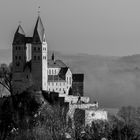 Lubentiuskirche Dietkirchen im Nebel
