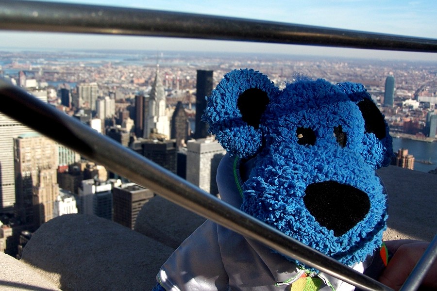 Luc auf dem Empire State Building