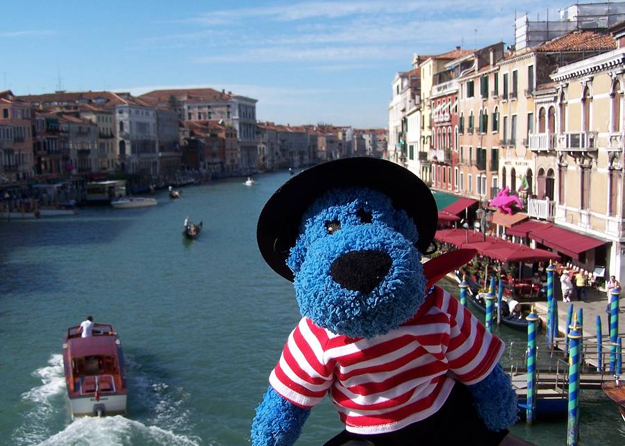 Luc in Venedig - Rialtobrücke