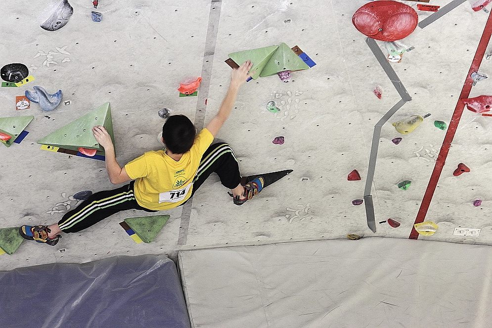 Luca Winkler - Tiroler Bouldercup - Wattens - 14.02.2015 II