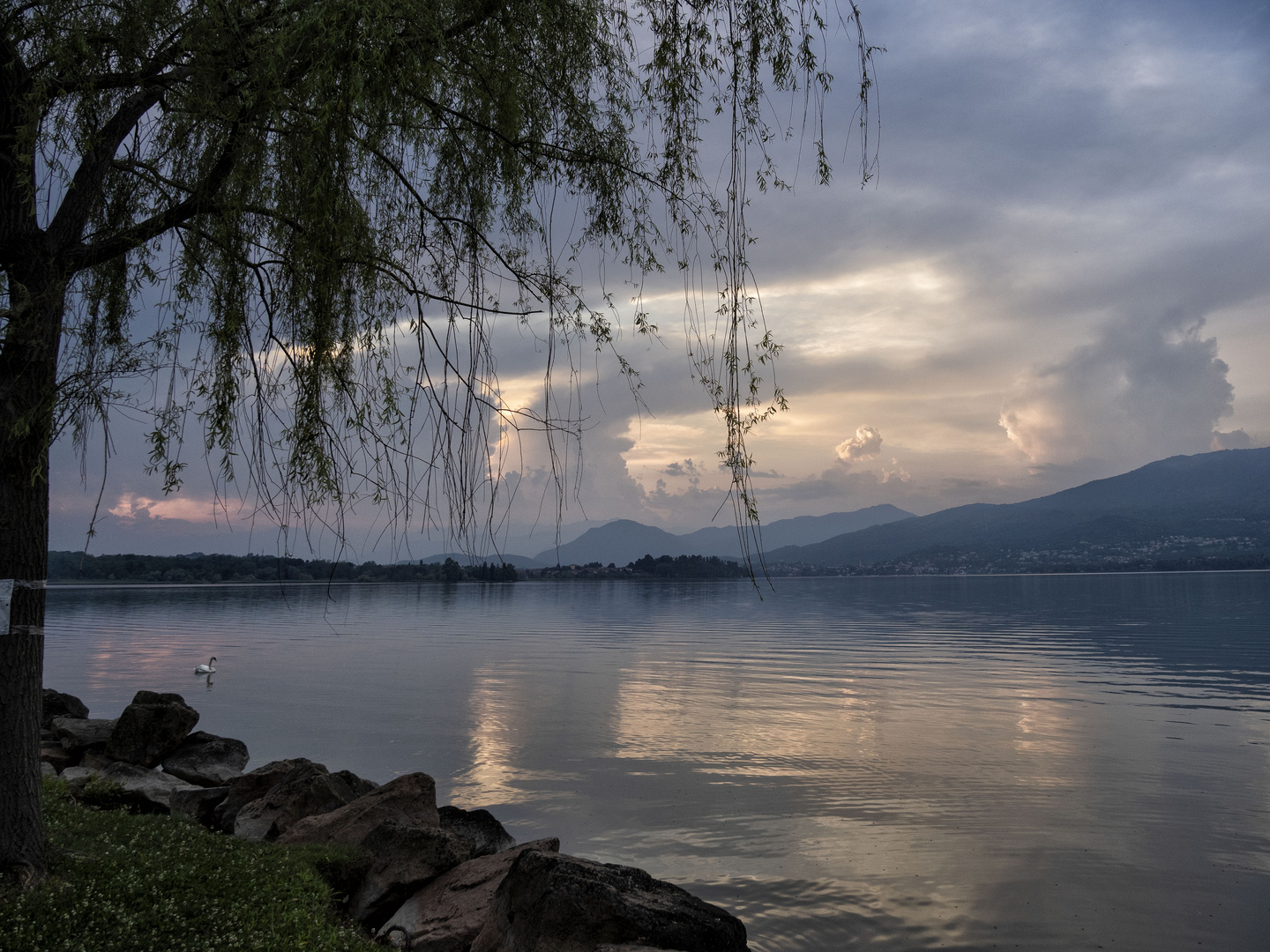 Luce calda del tramonto