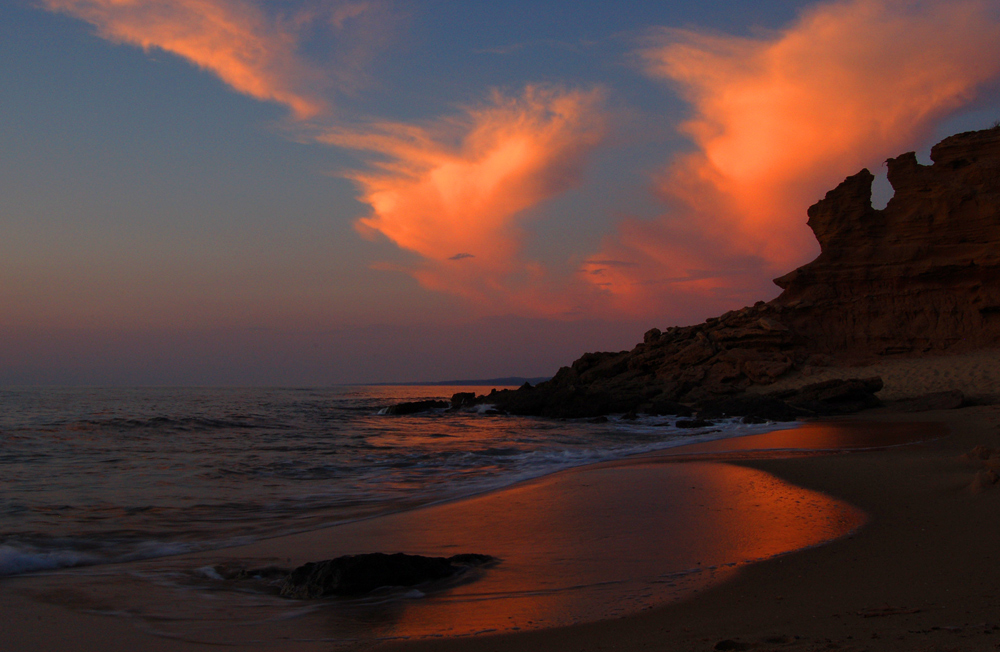 luce dopo il tramonto