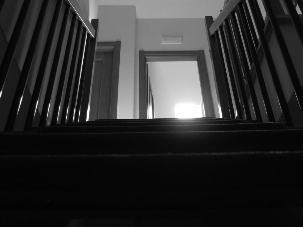 luce nelle scale