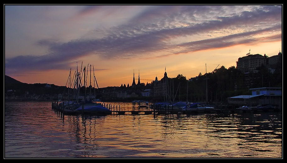 Lucern in the last light