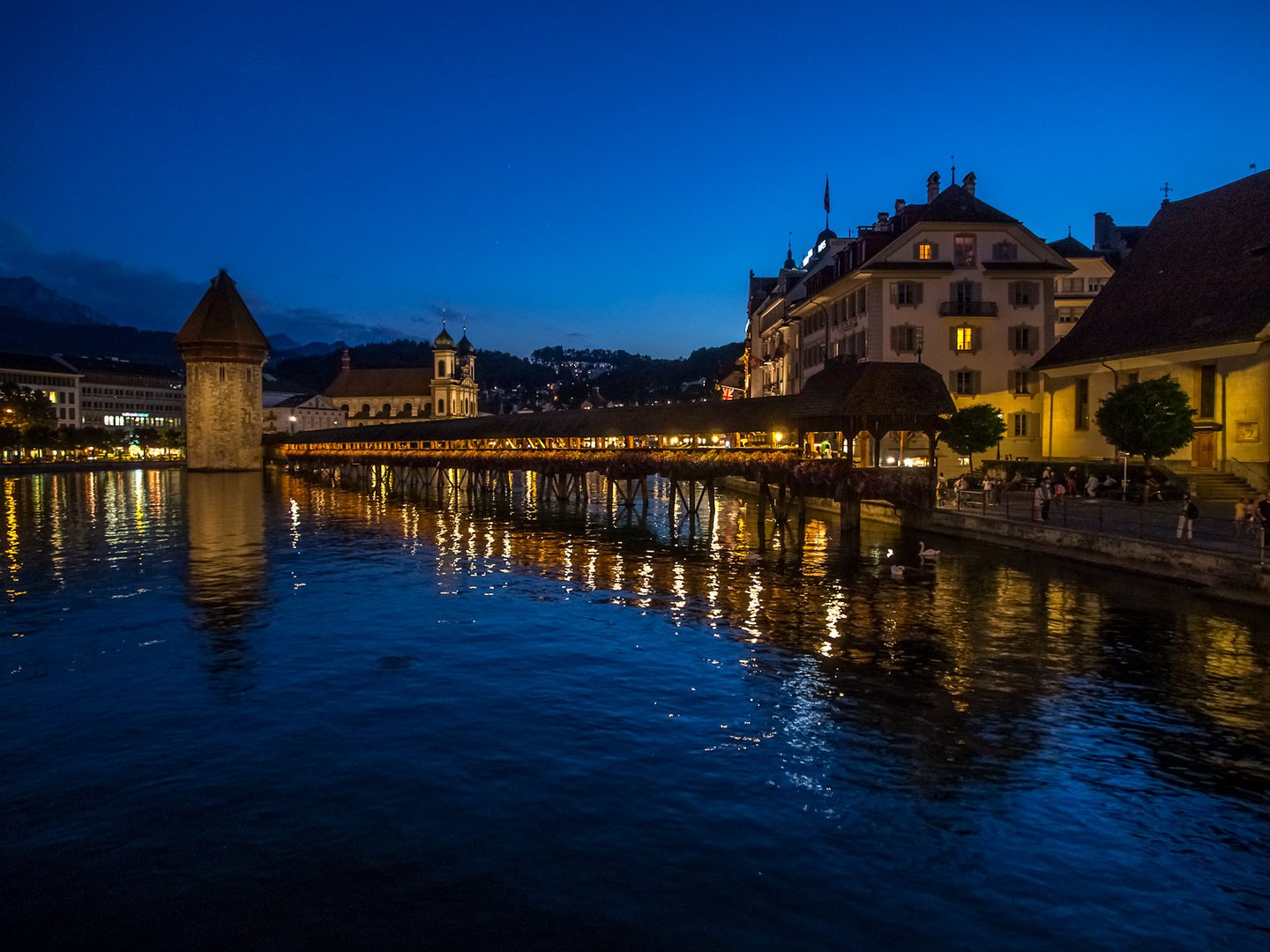 Lucerne by night