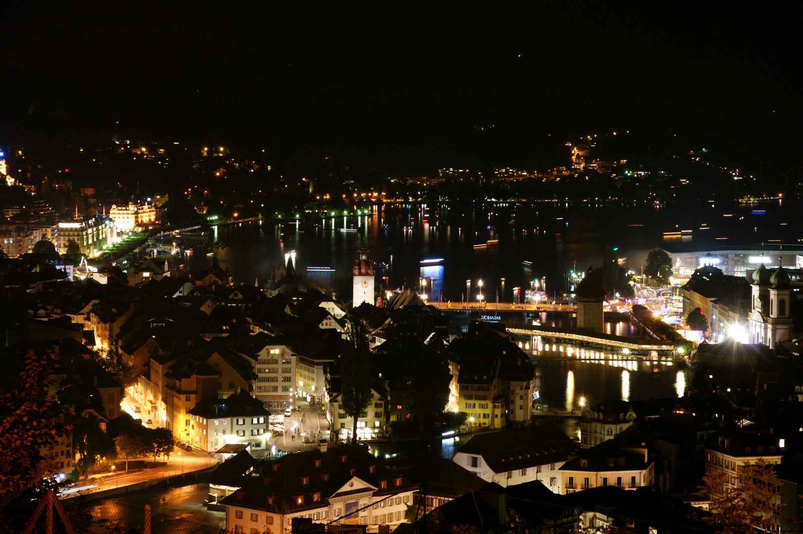 Lucerne by night