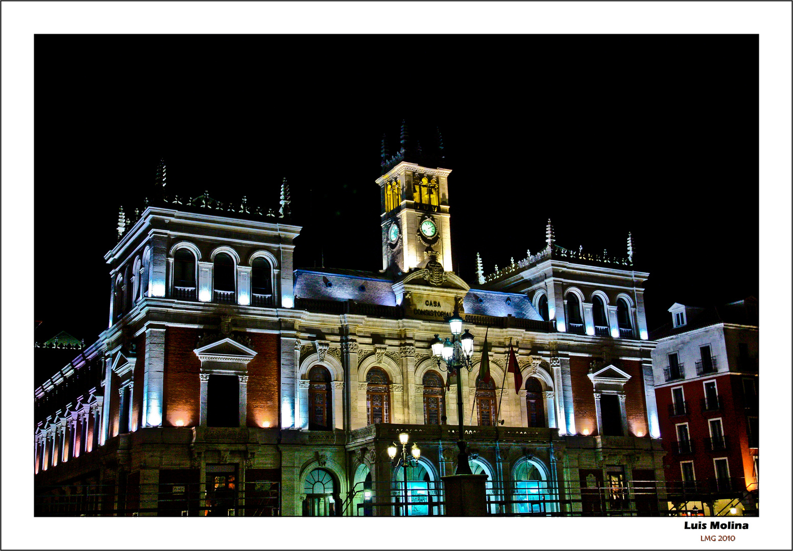 Luces en el Consistorio. Valladolid