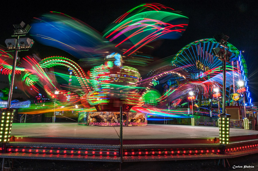 Luces en movimiento