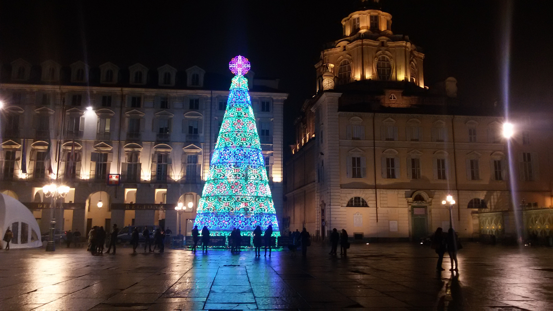 Luci a Torino 2014: Piazza Castello